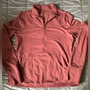 ZYIA Pink Half-Zip Pullover